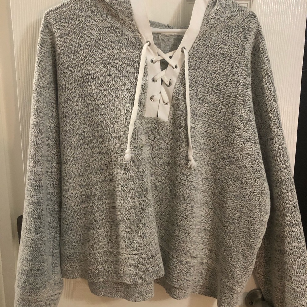 Gray beach hoodie